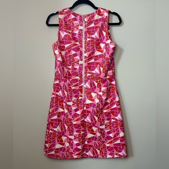 JADE Melody Tan Geometric Print Midi Dress Size S - Picture 7 of 9